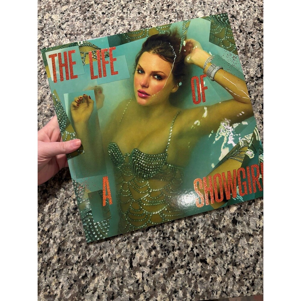 Taylor Swift The Life of a Showgirl Magenta Glitter Vinyl